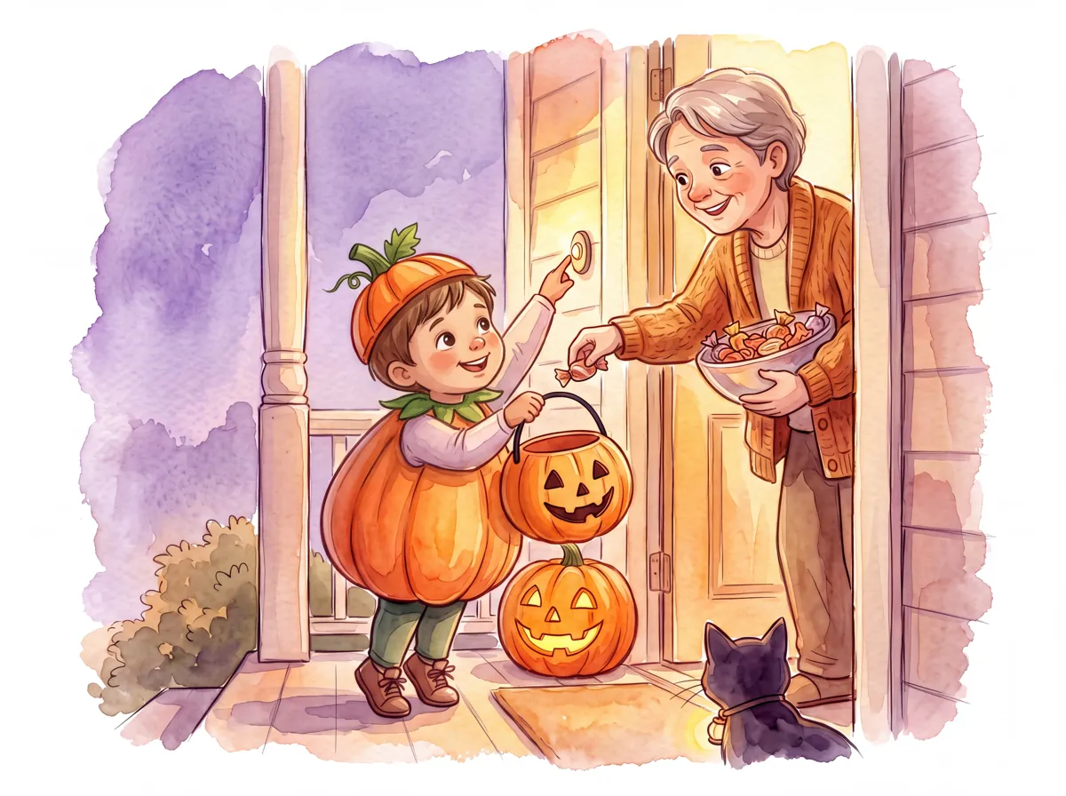 Tommy's book: the same page with Tommy drawn in